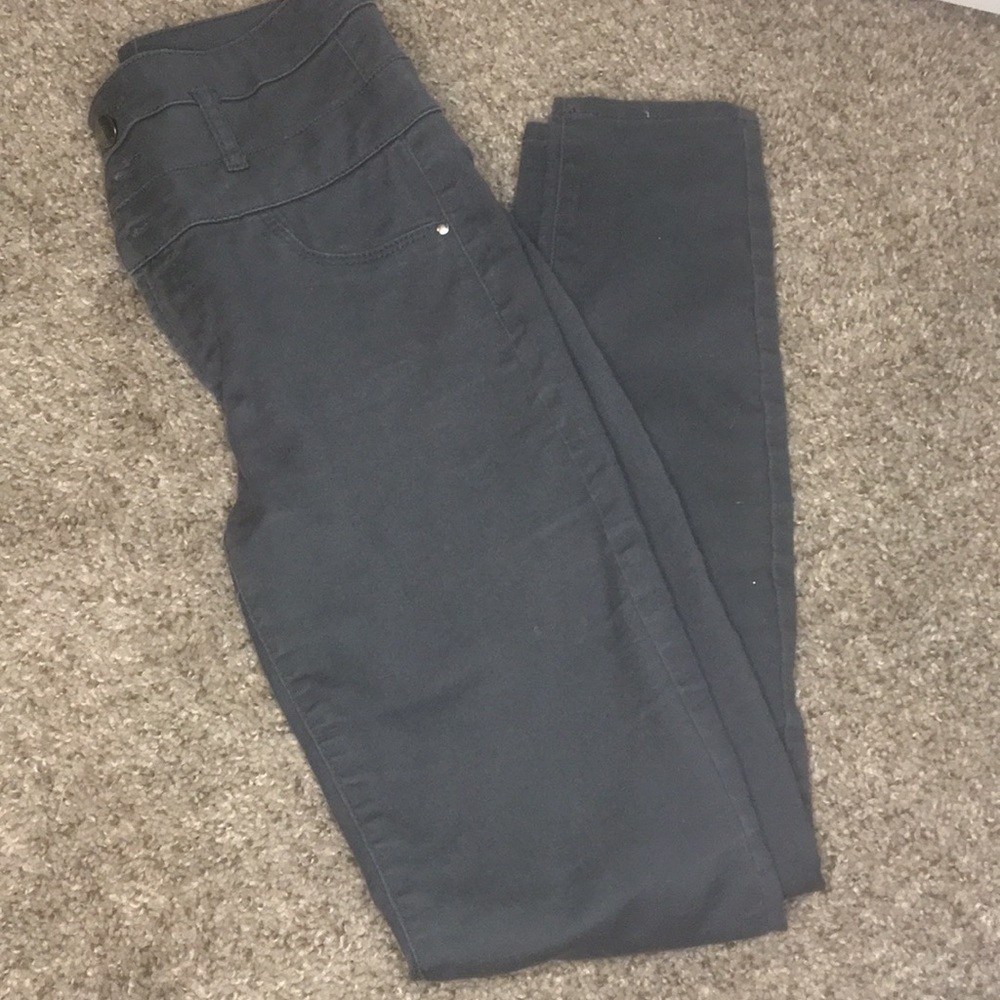 Army Green High Waisted Pants